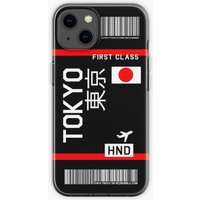 Flight Ticket Tokyo Black iPhone Case — Phone Case