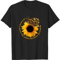 Dans un monde où vous pouvez être n'importe quoi, soyez gentil T-shirt Tournesol — T-shirts pour hommes