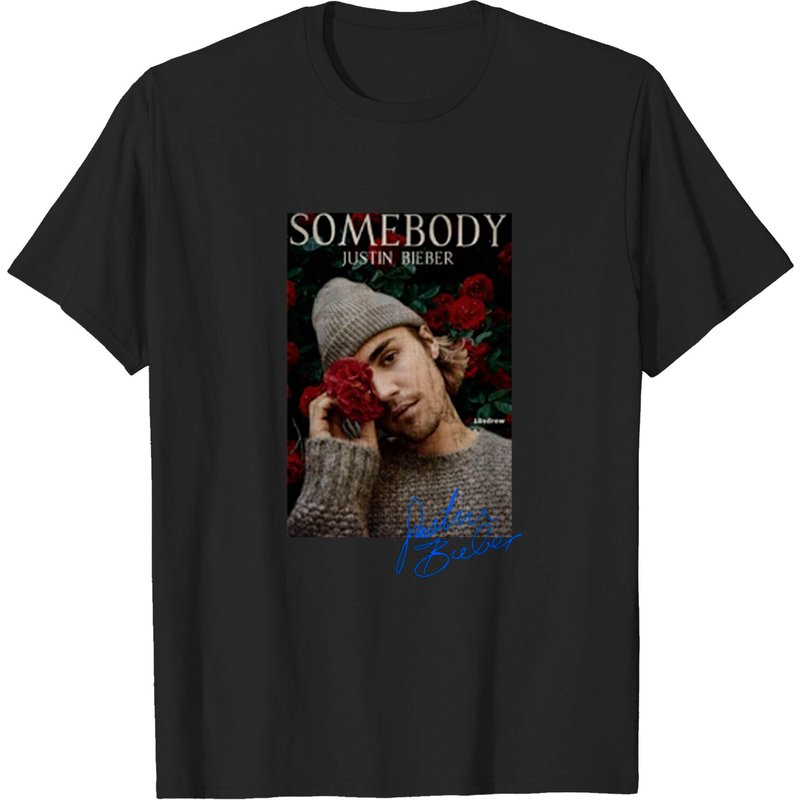 T-shirt pour hommes Justin Bieber Signature Justice Tour 2022