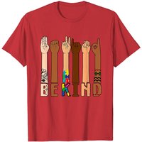 T-shirt ASL pour hommes - Langue des signes Be Kind — T-shirts pour hommes