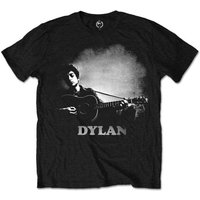 T-shirt unisexe Bob Dylan : guitare et logo pour hommes