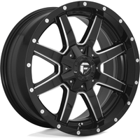 Roues Fuel D610 Maverick Gloss Black Milled - 17x9 - 5x114.3 — Roues et jantes
