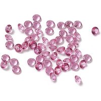 Faceted Natural Pink Topaz Cabochons, Diamond, 3x1.8mm — Loose Gemstones