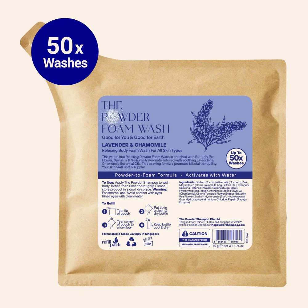 Relaxing Body Foam Wash Lavender & Chamomile 50g / 1.76oz — Body Wash