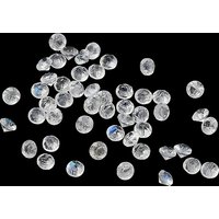Cabochons de Pierre de Lune Blanche Naturelle avec Dos Pointu, 2x1.5mm — Pierres précieuses en vrac