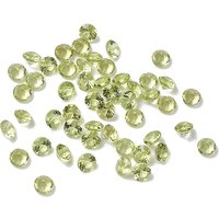 Cabochons de péridot naturel, dos pointu, diamant, 3x1.8mm