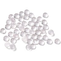 Natural Rose Quartz Cabochons, Half Round, 3x1.7mm — Loose Gemstones