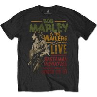T-shirt unisexe Bob Marley : Rastaman Vibration Tour 1976 — T-shirts pour hommes