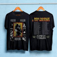 T-shirt unisexe Bob Marley Kaya Tour pour hommes