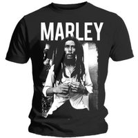 T-shirt unisexe Bob Marley en blanc