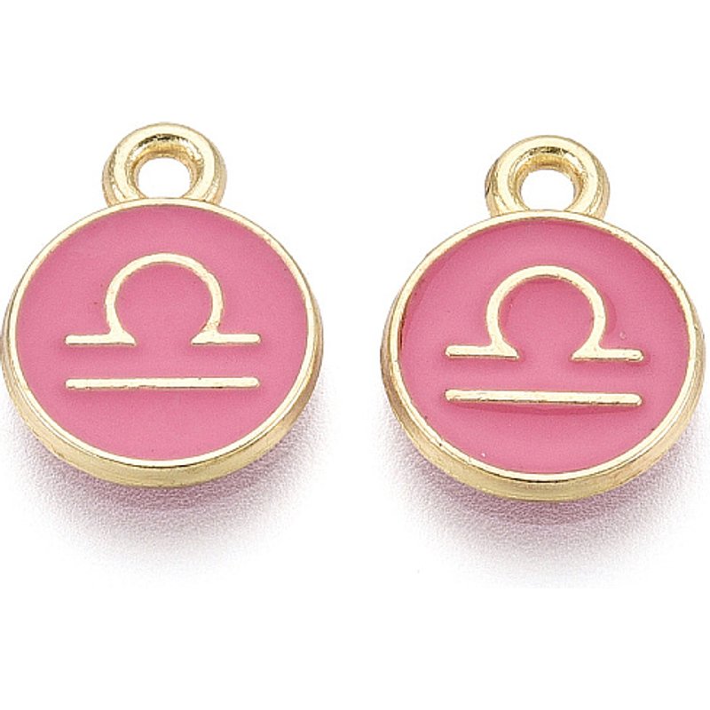 Charms en alliage et émail - Constellation de la Balance — Breloques et pendentifs