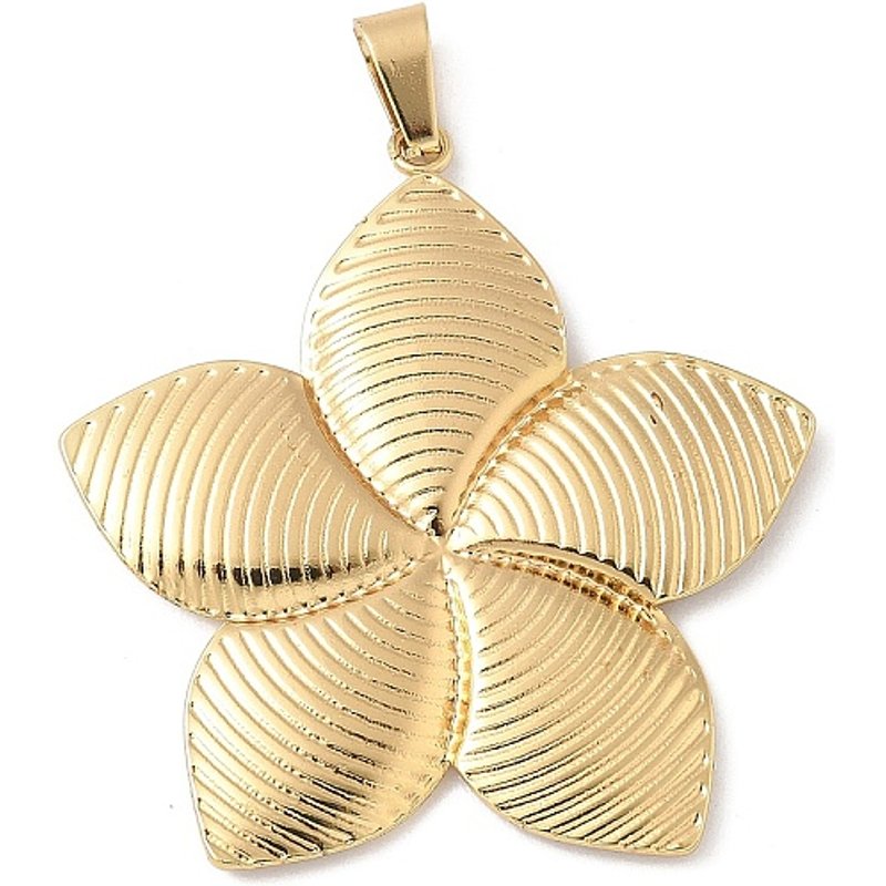 Pendentif en Acier Inoxydable 304 avec Plaquage en Or 18K — Breloques et pendentifs