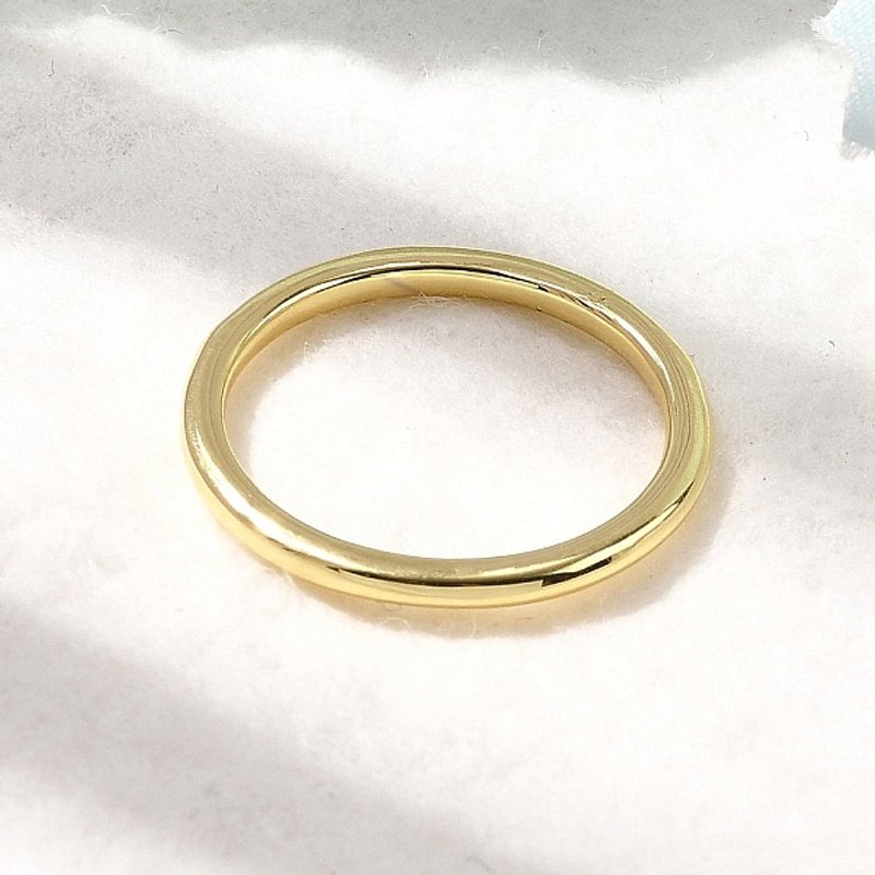 Bagues en laiton - Plaqué or 18K, sans cadmium ni plomb — Bijoux fantaisie