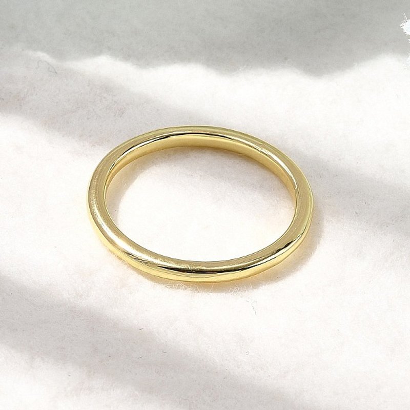 Bagues en laiton - Plaqué or 18K, sans cadmium ni plomb — Bijoux fantaisie
