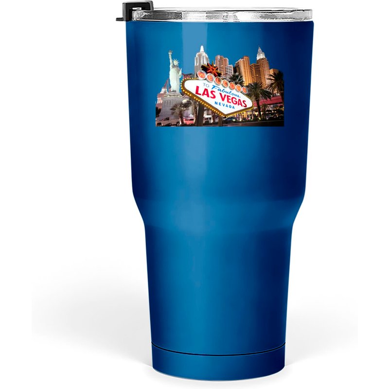 Tasse-souvenir Skyline du célèbre panneau de Las Vegas 30 Oz — Tasses et gobelets
