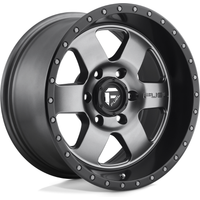 Fuel D619 Podium Matte Gunmetal Black Bead Ring 17x9 5x139.7 — Wheels & Rims