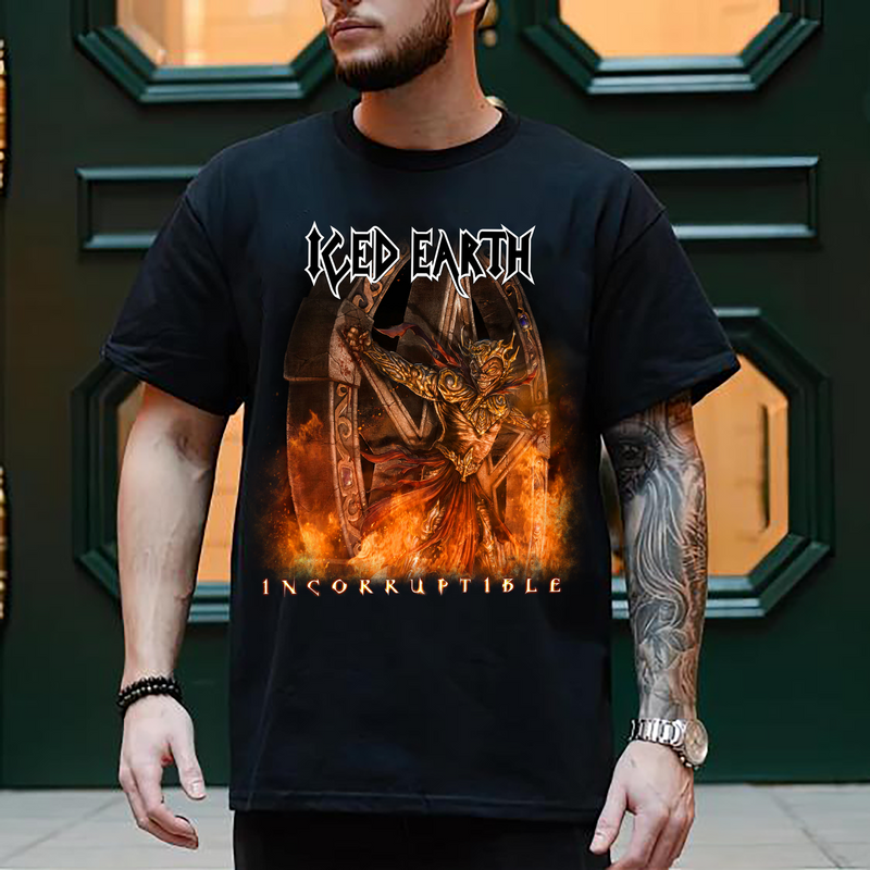 T-shirt unisexe Iced Earth : Incorruptible pour hommes — T-shirts pour hommes