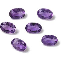 Natural Amethyst Cabochons, Pointed Back, Oval Shape — Loose Gemstones