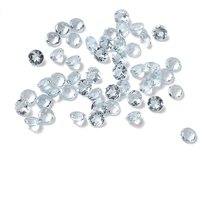 Cabochons en agate bleue naturelle facettée teinte, dos pointu, 3x1.8mm — Pierres précieuses en vrac