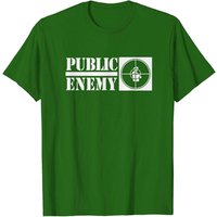 Public Enemy Unisex Tee: Crosshairs Logo for Men — Mens T Shirts