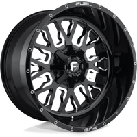 Fuel D611 Stroke Gloss Black Milled Wheels - 20x10 -5x139.7 — Wheels & Rims