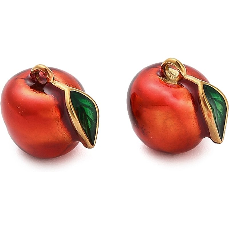 Pendentif en Acier Inoxydable 304 avec Plaquage en Or 18K en Forme de Pomme — Breloques et pendentifs