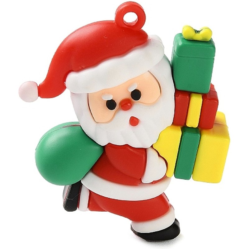 Pendentif en PVC Santa Claus sur le thème de Noël — Breloques et pendentifs