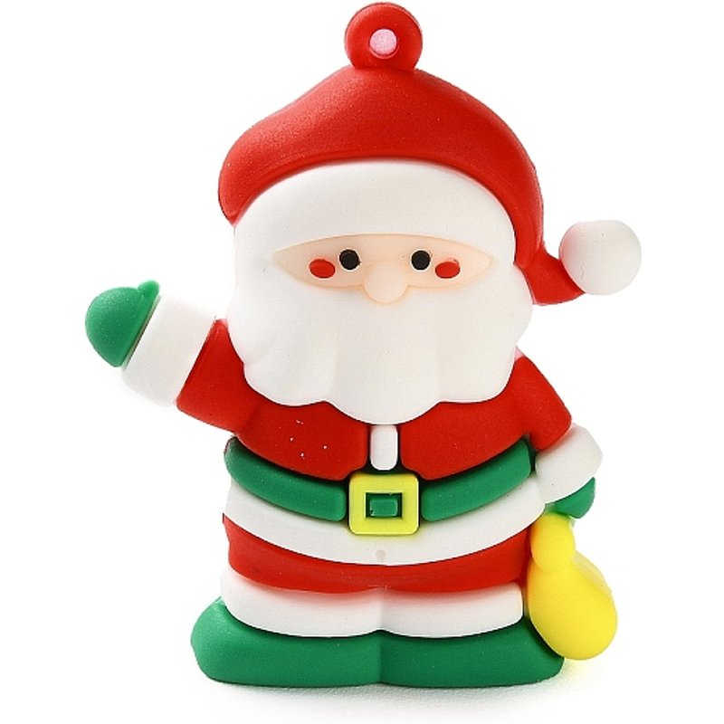 Pendants en PVC Santa Claus pour Noël — Breloques et pendentifs