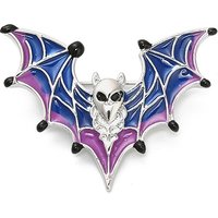 Pins Émaillés de Chauve-Souris Thème Halloween avec Attaches en Alliage — Broches