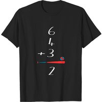 6 4 3 2 Double Play Baseball Shirt for Men — Mens T Shirts