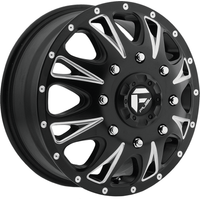 Fuel D513 Throttle Black Milled Wheels - 17x6.5 - 8x165.1 — Wheels & Rims