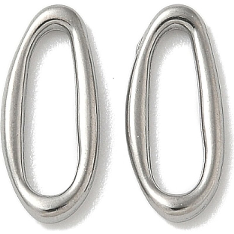 Anneaux ovales de liaison en acier inoxydable 304, non ternissants, 14x6mm — Accessoires pour bijoux