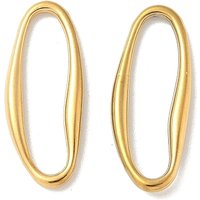 Anneaux de liaison ovales en acier inoxydable 304, plaqué or 18K — Accessoires pour bijoux