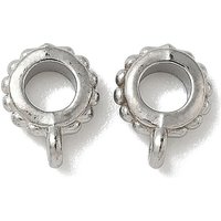 Bails Tubulaires en Acier Inoxydable 304, 7.5x6x2.5mm, Trou: 0.9mm — Accessoires pour bijoux