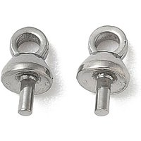 Bails à perles en acier inoxydable 304 pour perles à demi percées — Accessoires pour bijoux
