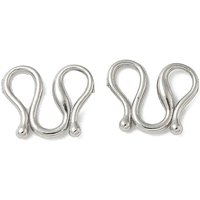 Agrafes S-Hook en Acier Inoxydable 304, 10x12.5x2mm — Accessoires pour bijoux