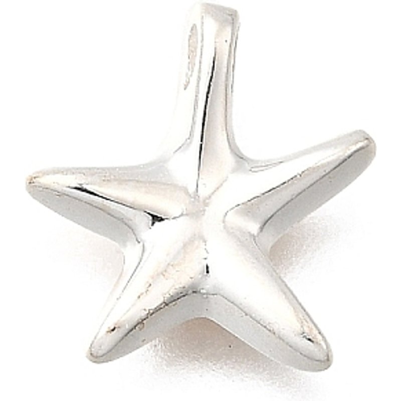 Charm étoile de mer en argent sterling 925 avec estampille 925 — Breloques et pendentifs