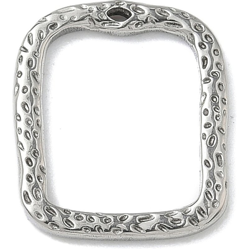 304 Stainless Steel Rectangle Pendants with 1mm Hole — Charms & Pendants