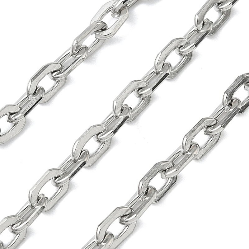 Chaînes de câble en acier inoxydable 304 non soudées avec bobine — Chaînes, fils et cordons