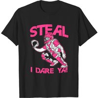 T-shirt Softball Catcher Steal I Dare Ya pour hommes — T-shirts pour hommes