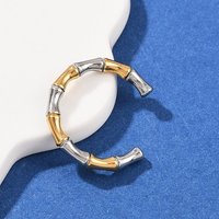 Bagues à Manchette en Acier Inoxydable 304 pour Femmes, Diamètre Intérieur Ajustable — Bijoux fantaisie