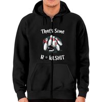 That's Some Bowlshit Bowling Zip Hoodie