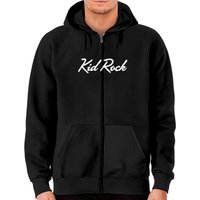 Kid Rock Unisex Black Zip Hoodies — Mens Hoodies