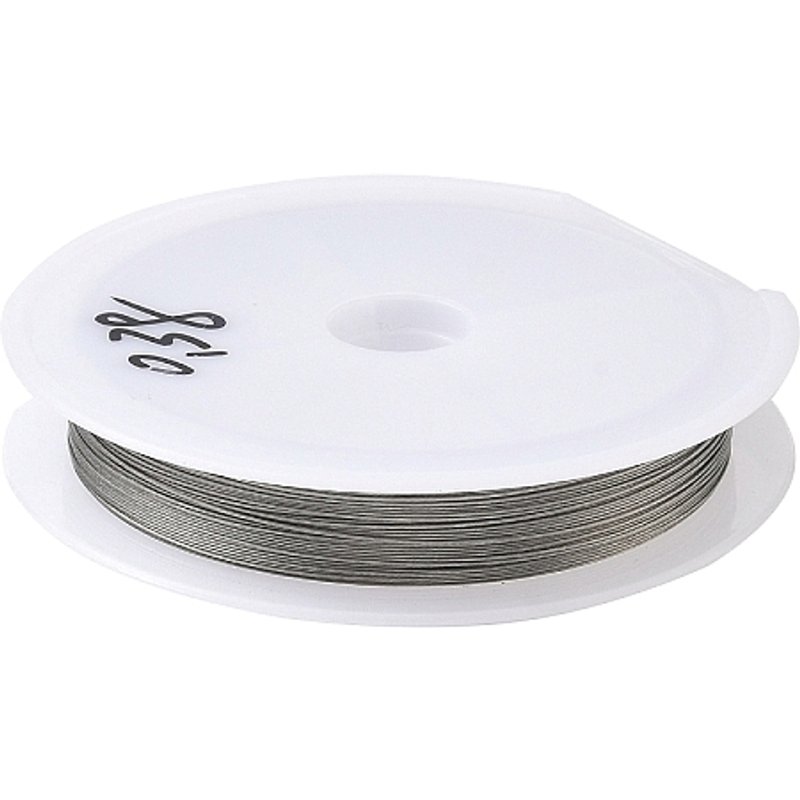 Fil Tiger Tail pour la fabrication de bijoux DIY, 0,38mm, 20m — Chaînes, fils et cordons