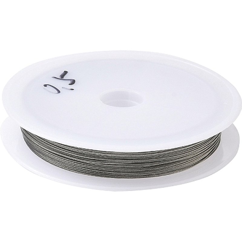 Fil Tiger Tail, Fil en Acier Rond pour Fabrication de Bijoux DIY, 0.5mm — Chaînes, fils et cordons