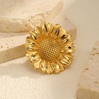 Attaches de broche en acier inoxydable 304 pour femmes, marguerite, 35mm