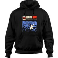 Sub Pop Vintage Hoodies for Unisex in Black — Mens Hoodies