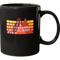 Utah National Parks Mighty Five Souvenir Moab Pullover Mug