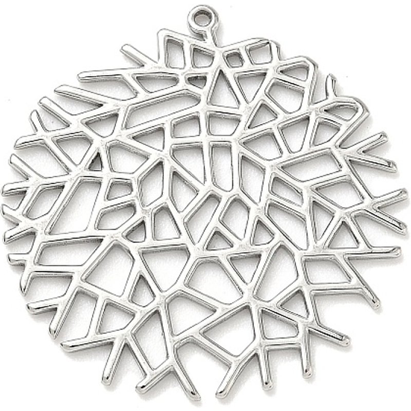 Charms Flocon en Acier Inoxydable 304, 30x29.5mm — Breloques et pendentifs