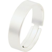 Réglages de Bague en Acier Inoxydable Chirurgical 316, Argent, 18mm de Diamètre Intérieur — Accessoires pour bijoux